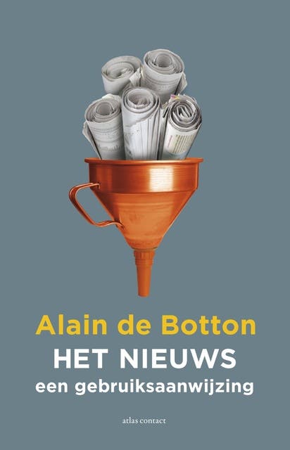 Het nieuws: een gebruiksaanwijzing – omslag van het luisterboek van Alain de Botton