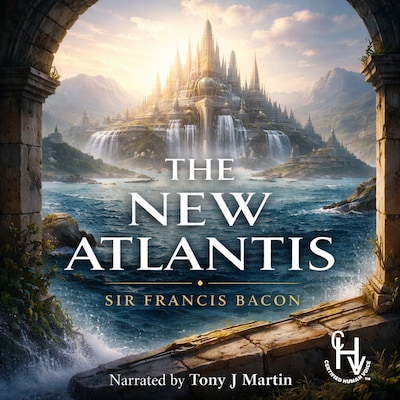 The New Atlantis – omslag til lydbogen af Sir Francis  Bacon