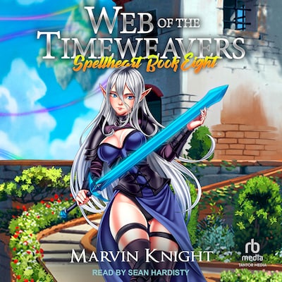 Web of the Timeweavers – omslag til lydbogen af Marvin Knight