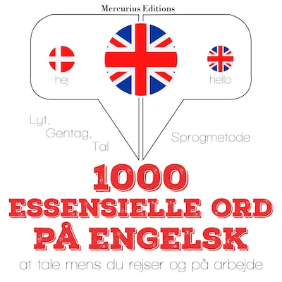 1000 essentielle ord på engelsk – omslag til lydbogen af JM Gardner
