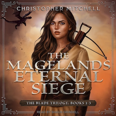 The Magelands Eternal Siege – omslag til lydbogen af Christopher Mitchell