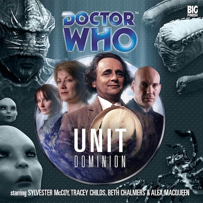 Doctor Who: UNIT – Dominion – omslag til lydbogen af Nicholas Briggs, Jason Arnopp