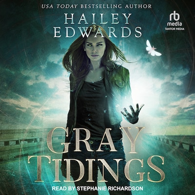 Gray Tidings – omslag til lydbogen af Hailey Edwards
