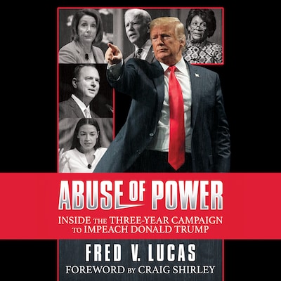 Abuse of Power – omslag til lydbogen af Fred V. Lucas