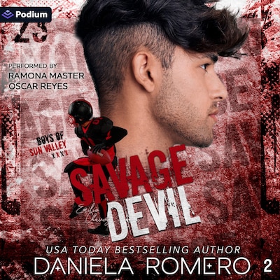 Savage Devil – omslag til lydbogen af Daniela Romero