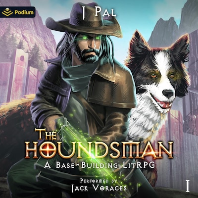 The Houndsman: A Base-Building LitRPG Adventure – omslag til lydbogen af J Pal