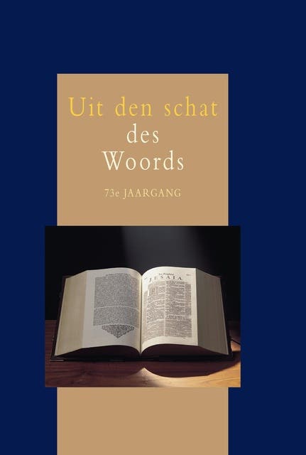 Uit den Schat des Woords: 73e jaargang – omslag van het luisterboek van Diverse Predikanten Ger. Gem