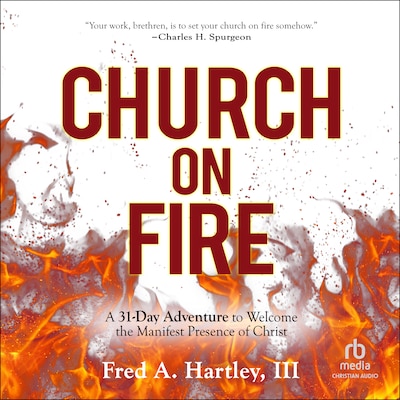Church on Fire – omslag til lydbogen af Fred Hartley