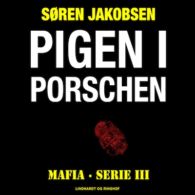 Pigen i porschen – omslag til lydbogen af Søren Jakobsen