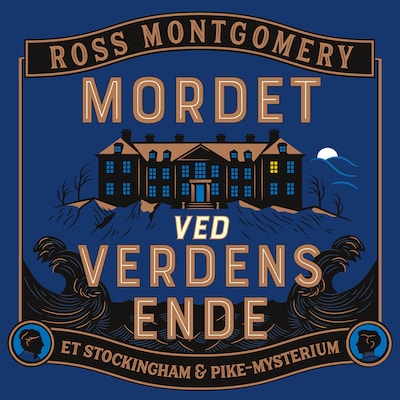Mordet ved verdens ende – omslag til lydbogen af Ross Montgomery