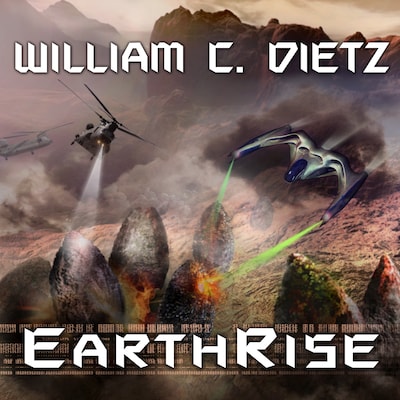 EarthRise – omslag til lydbogen af William C. Dietz