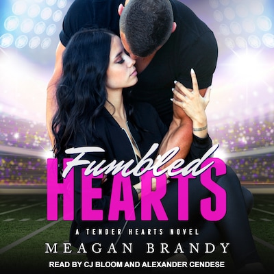 Fumbled Hearts – omslag til lydbogen af Meagan Brandy