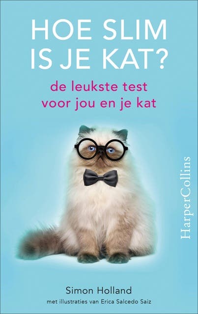 Hoe slim is je kat?: de leukste test voor jou en je kat – omslag van het luisterboek van Simon Holland