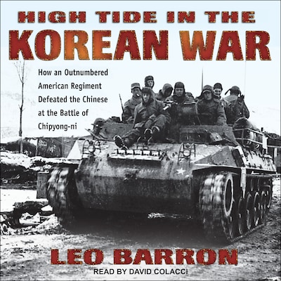 High Tide in the Korean War – omslag til lydbogen af Leo Barron