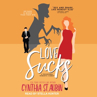 Love Sucks – omslag til lydbogen af Cynthia St. Aubin