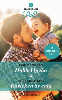 Dubbel lycka / Kärleken är evig – omslag till ljudboken av Emily Forbes,Josie Metcalfe