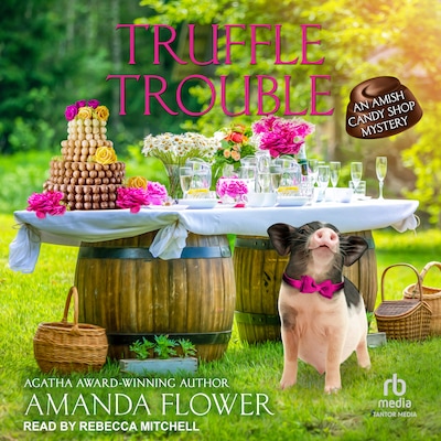 Truffle Trouble – omslag til lydbogen af Amanda Flower