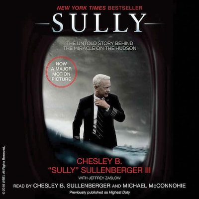 Sully – omslag van het luisterboek van Chesley B. Sullenberger, Jeffrey Zaslow