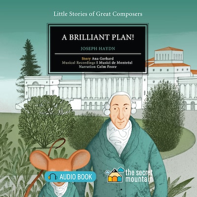 A Brilliant Plan! – omslag til lydbogen af Ana Gerhard