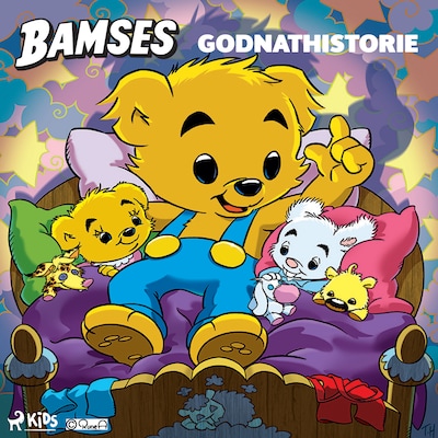 Bamses godnathistorie – omslag til lydbogen af Joakim Gunnarsson
