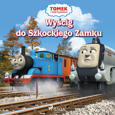 Tomek i przyjaciele - Wyścig do Szkockiego Zamku – okładka audiobooka, autor Mattel