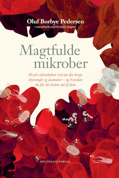 Magtfulde mikrober – omslag til lydbogen af Oluf Borbye Pedersen, Kristian Sjøgren