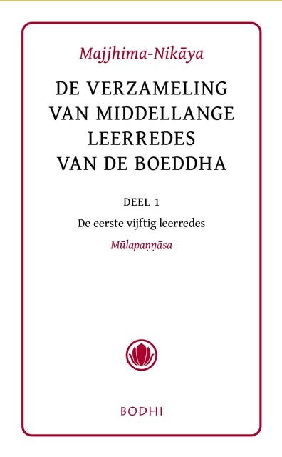 Majjhima-Nikaya: De verzameling van middellange leerredes van de Boeddha – omslag van het luisterboek