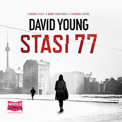 Stasi 77 – omslag til lydbogen af David Young