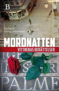 Mordnatten - vittnenas berättelser – omslag till ljudboken av Viking Johansson
