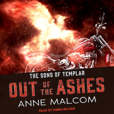 Out of the Ashes – omslag til lydbogen af Anne Malcom
