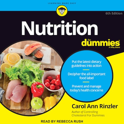 Nutrition For Dummies – omslag til lydbogen af Carol Ann Rinzler