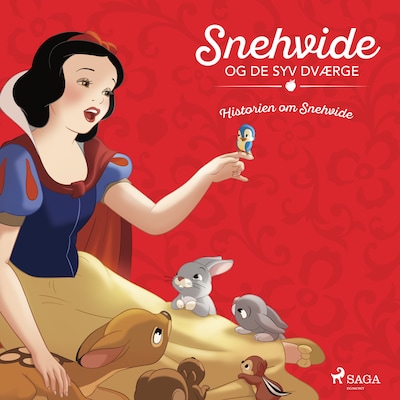 Snehvide og de syv dværge - Historien om Snehvide – omslag til lydbogen af Disney