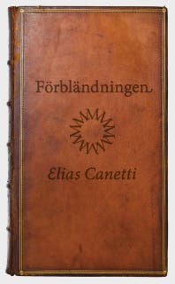 Förbländningen – omslag till ljudboken av Elias Canetti