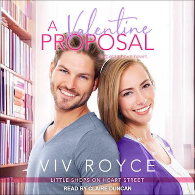 A Valentine Proposal – omslag til lydbogen af Viv Royce