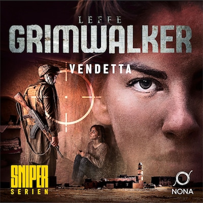 Vendetta – omslag till ljudboken av Leffe Grimwalker