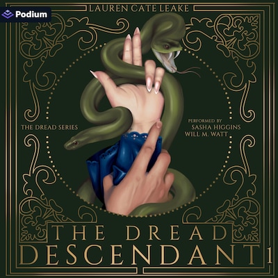 The Dread Descendant – omslag til lydbogen af Lauren Cate Leake