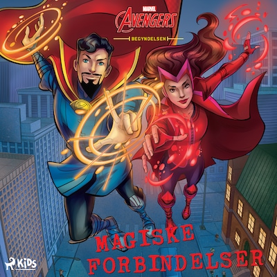 Avengers - Begyndelsen - Magiske forbindelser – omslag til lydbogen af Marvel