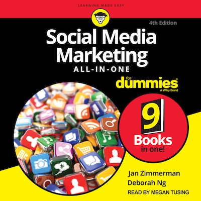Social Media Marketing All-in-One For Dummies – omslag til lydbogen af Jan Zimmerman, Deborah Ng