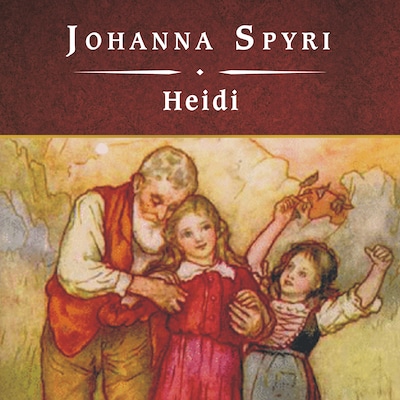 Heidi, with eBook – omslag til lydbogen af Johanna Spyri