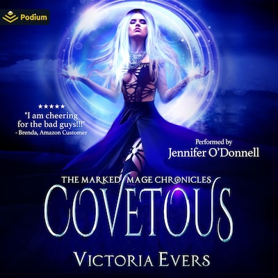 Covetous – omslag til lydbogen af Victoria Evers