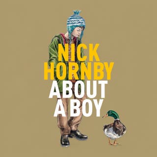 About a boy – omslag van het luisterboek van Nick Hornby