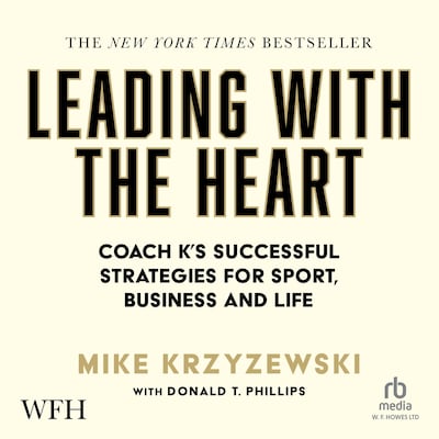 Leading With the Heart – omslag til lydbogen af Mike Krzyzewski