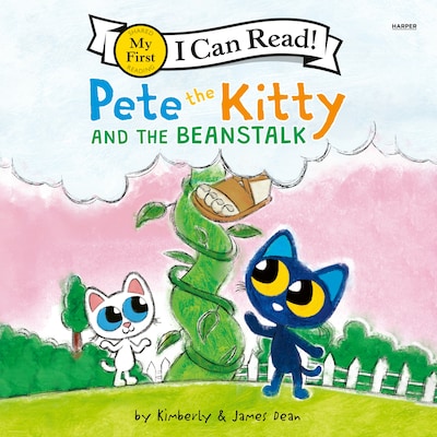 Pete the Kitty and the Beanstalk – omslag til lydbogen af James Dean, Kimberly Dean