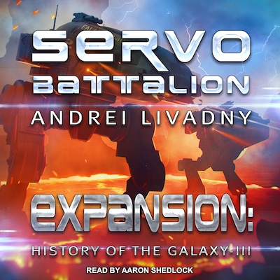 Servobattalion – omslag til lydbogen af Andrei Livadny