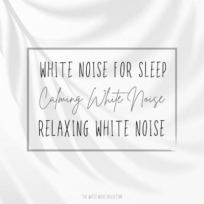 White Noise for Sleep - Calming White Noise - Relaxing White Noise – omslag til lydbogen af The White Noise Collection
