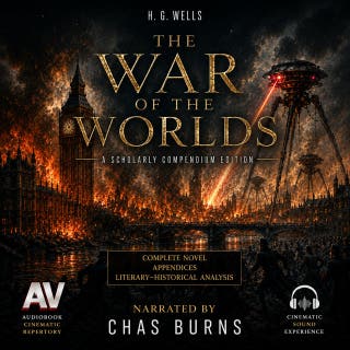 The War of the Worlds: Cinematic Audio Edition — Unabridged: H. G. Wells's Classic, Reimagined in Immersive Sound – omslag till ljudboken av H. G. Wells