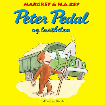 Peter Pedal og lastbilen – omslag til lydbogen af Margret Og H.a. Rey