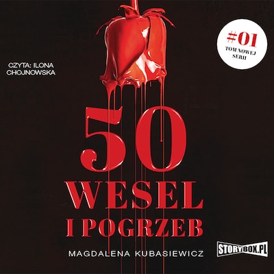 50 wesel i pogrzeb – okładka audiobooka, autor Magdalena Kubasiewicz