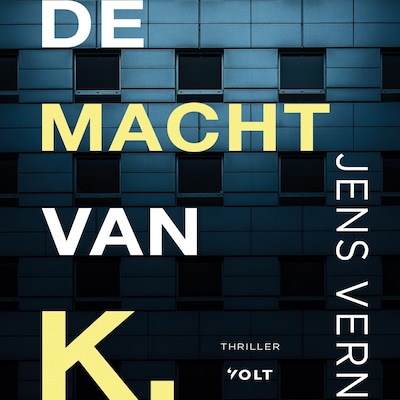 De macht van K. – omslag van het luisterboek van Jens Vern