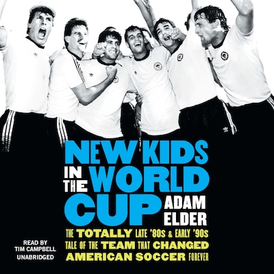 New Kids in the World Cup – omslag til lydbogen af Adam Elder